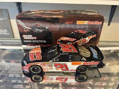 RARE 1/24 #21 2007 Kevin Harvick Autozone Daytona Win Raced Version DIN 134/1908 - Image 1 of 4