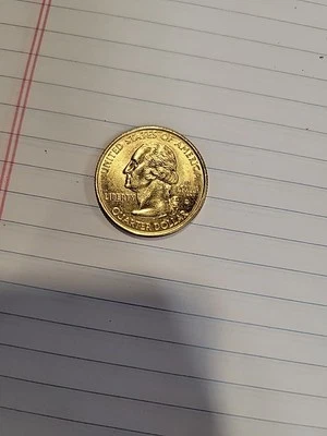 2005 - D - 24K Gold Plated - Washington Quarter - Kansas - Image 1 of 2