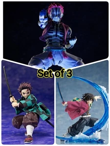 BUZZmod. Demon Slayer: Tanjiro, Giyu, Akaza 1/12 scale figure Aniplex Set of 3 - Picture 1 of 17