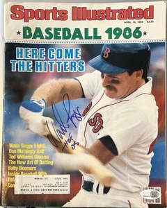 Wade Boggs Autograph Signed Sports Illustrated 4/14/86 w/ HOF 05 - JSA - Picture 1 of 1