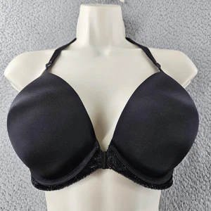 Victoria's Secret Bra Womens 38DD Very Sexy Push Up Halter Studded Mesh Glitter - Picture 1 of 17