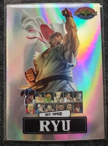 Tarjeta promocional Ryu PSA-1 Silver Base Street Fighter PSA Magazine - Imagen 1 de 2