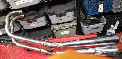 Honda Cb1000c Cb 1000 1983 tubo silenciador de cabezal de escape lateral izquierdo Foto 1 de 4