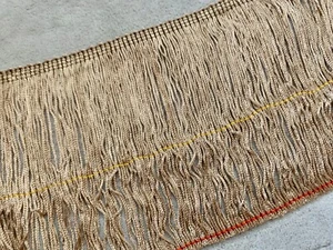 Brown Fringe 6" Lampshades Crafts Hobbies Pillows Sold by Yard - Picture 1 of 4