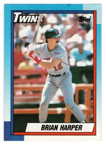Brian Harper - Minnesota Twins - MLB - 1990 Topps Baseball # 47 MT - Picture 1 of 1