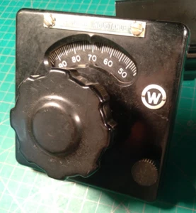 Ancien bouton de réglage/assemblage antenne HF haute tension - National Velvet Venier - Photo 1/6