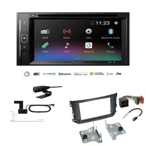 Pioneer Autoradio Bluetooth DAB USB DVD für Smart ForTwo 2010-2015 schwarz - Bild 1 von 4