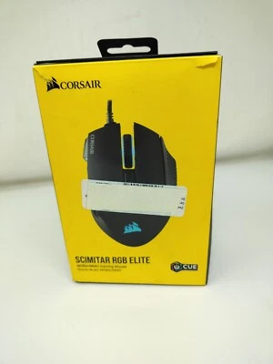 CORSAIR SCIMITAR RGB ELITE Optical MOBA/MMO Gaming Mouse - Black FOR PARTS - Image 1 of 4