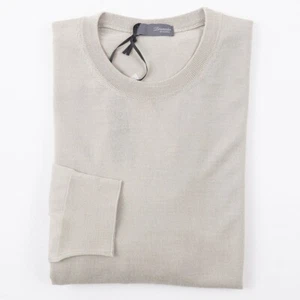 Drumohr F/W 24-25 Lightweight Superfine 140s Merino Wool Sweater M (Eu 50) NWT - Picture 1 of 6