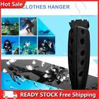 Foldable Hanger Stand Snorkeling Diving Drysuit Drying Rack (Black)