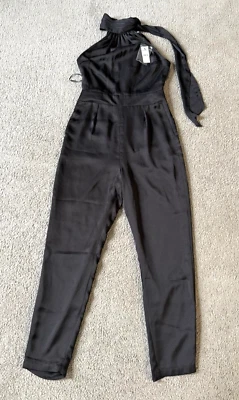 Mono mameluco negro para mujer Express nuevo con etiquetas - talla 4 - precio de venta sugerido por el fabricante 128 USD Foto 1 de 4