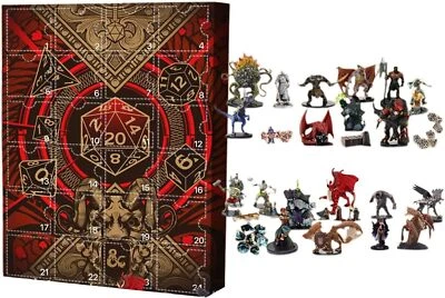 2024 Dungeons & Dragons Advent Calendar Blind Box 24-Piece Collectible Toy - Image 1 of 4