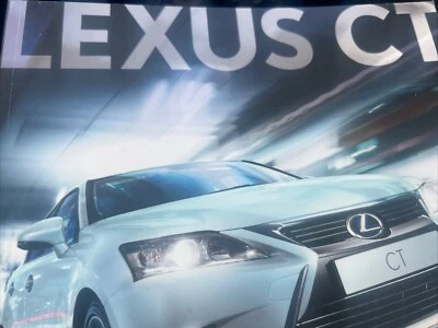 The Lexus CT Range Car Sales Info Brochure Frameable January 2015 - Image 1 of 4