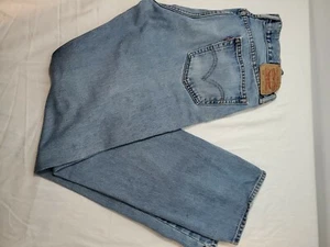 Jeans uomo Levi's 505 taglia 36x34 blu lavaggio medio regular fit gamba dritta - Foto 1 di 7