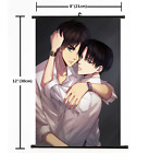 Anime Attack On Titan Levi Eren Wall Scroll poster cosplay 2315