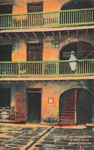 Courtyard & Prison Rooms, Cabildo New Orleans, LA Vintage PC - Picture 1 of 2