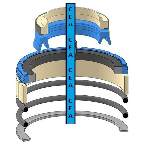 2186826 Hydraulic Cylinder Seal Kit Fits Caterpillar 216B 226B 242B ...
