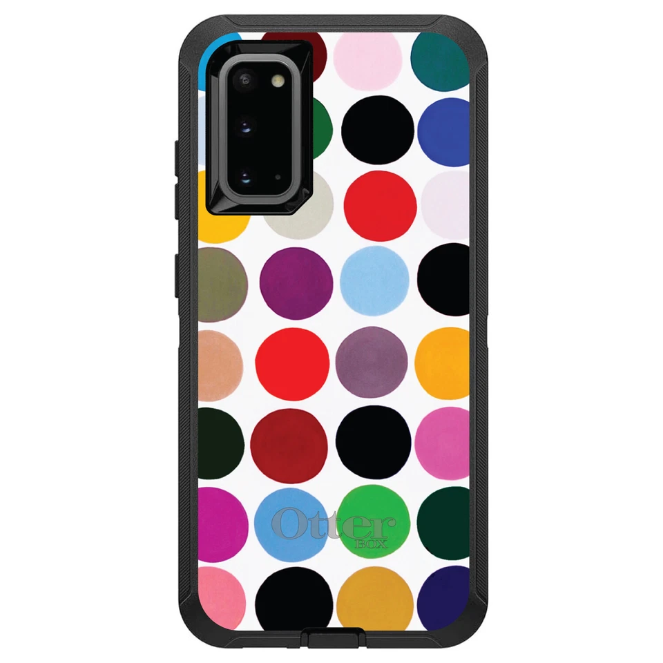 OtterBox Defender for Galaxy S (Choose Model) Rainbow Polka Dots - Image 1 of 1