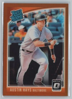 2018 Donruss Optic #58 Austin Hays Bronze ROOKIE RC - Image 1 of 2