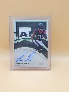 2022 Immaculate Collection Dameon Pierce RPA Green Rookie PATCH RELIC AUTO /18 - Picture 1 of 3