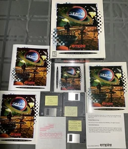 Stars! Big Box PC Game CIB Complete With (3) Update Floppy Discs Untested - Picture 1 of 24