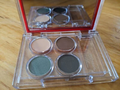 NEW Elizabeth Arden Eyeshadow Quad Wheat Teak Siren & Ember New (Missing Brush) - Image 1 of 4