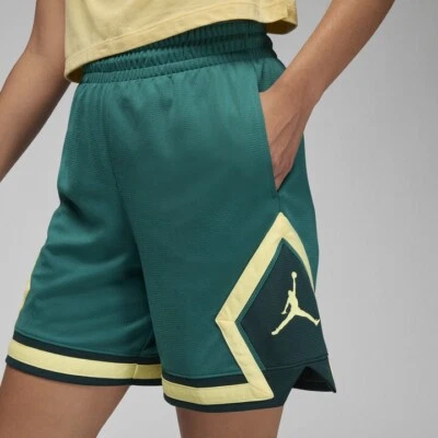 Pantalones Cortos NIKE Jordan [FB4588-318] CHICAGO BULLS Essential Diamond Mujer MALLA VERDE AZULADO Foto 1 de 4