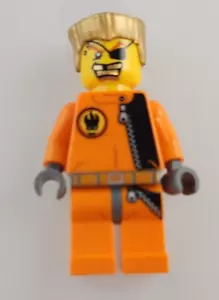LEGO Agents Minifigure agt007 Gold Tooth from Gold Hunt & Getaway - Picture 1 of 2