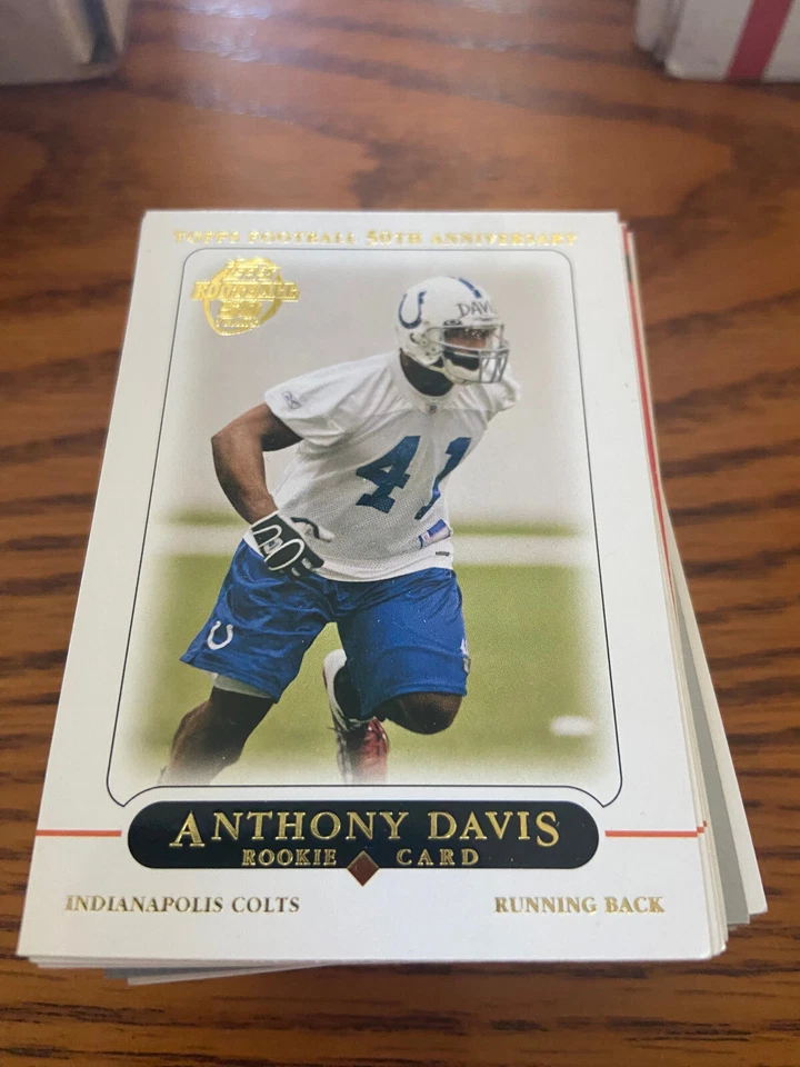 2005 Topps 50th Anniversary Rookie Card ANTHONY DAVIS RC # 386 - Colts  - Image 1 of 1