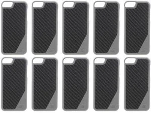 Lot of (10) Element Case Flight 5 for iPhone 5/5S - Grey with Matte Carbon Fiber - Picture 1 of 8