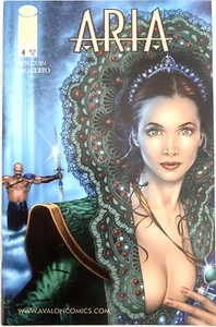 ARIA. NUMBER 4. GLOW IN DARK BLUE VARIANT. IMAGE COMICS. NOV. 1999. NM+ - Picture 1 of 7