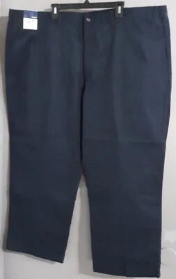 New- Men’s Basic Editions Blue Career/casual Dress Pants. Sz 50x29L - Image 1 of 4
