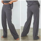 Lunya Pull on Pants Meditative Grey Lounge Womens Medium 