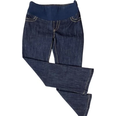 SERFONTAINE КАЛИФОРНИИ МАТЕРИНСТВА ДЖИНСОВОЙ ТКАНИ СИНИЕ ДЖИНСЫ ЗАГРУЗКИ ПОКРОЯ РАЗМЕР 26 L28,5 EUC - Изображение 1 из 4