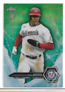 2021 TOPPS CHROME GREEN ICY JUAN SOTO #I-4 NATIONALS (B) - Picture 1 of 1