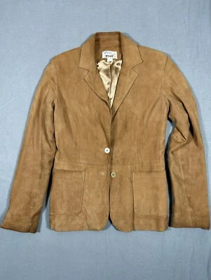 Women's Vintage VAKKO Sport Suede Blazer Size 4 US - Image 1 of 4