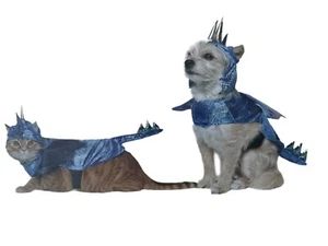 Dragon Dog Cat Pet Costume Halloween Iridescent - Picture 1 of 7