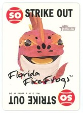 2017 Topps Heritage Minor League Mascots 1968 Game Striker Florida Fire Frogs #3