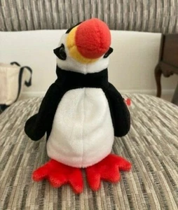 TY Original Beanie Baby Collection "PUFFER" the Papageientaucher #4181. ZURÜCKGENOMMEN. - Bild 1 von 3