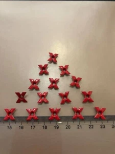 SCRAPBOOKING EYELETS - 20 x RED CROSS EYELETS - BRAND NEW - Picture 1 of 1