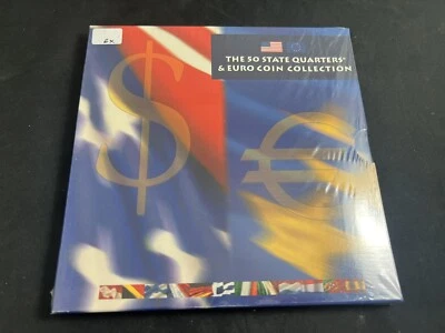 US Mint 2002: The 50 State Quarters & Euro Coin Collection (17 Coins) - Image 1 of 2