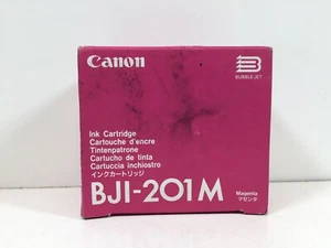 CARTOUCHE D'ENCRE CANON BJI-201M, BUBBLEJET, MAGENTA, NEUVE, lot de 6 - Photo 1/7