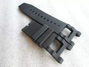 Black Silicone Rubber Band Strap For Invicta Subaqua Noma III Noma 3 - New 5517 - Picture 1 of 5