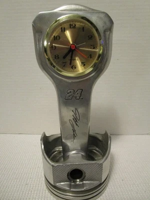 NASCAR Jeff Gordon #24 Pistón Varilla Reloj de Escritorio Edición Limitada 1/2500 Foto 1 de 4