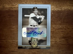 2005 Donruss Greats Phil Rizzuto #64 - AUTO - HOF - YANKEES - AUTOGRAPH - Picture 1 of 2