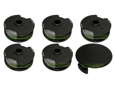 PERFEKTGARTEN 5 X Fadenspule + Kappe für Parkside PRT 300 50 550 A1 A3 A5 / TLP-01 Motorsense