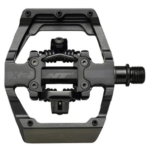 HT Pedals X2-SX Clipless Platform Pedals, CrMo - Stealth Black - Picture 1 of 1