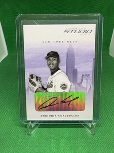 Donruss Studio 2005 - Ambiorix Concepcion #178 autógrafos (AU, RC) - Imagen 1 de 2