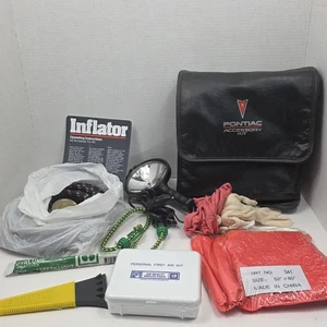Pontiac Accesory Kit, Vintage Roadside Emergency Kit, Circa '80s - '90s, OEM GM - Picture 1 of 5