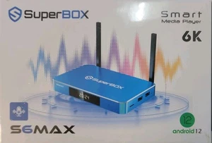 SuperBox S6 Max Streaming TV Media Player 6K WiFi 6 **SEND OFFER** PRIORITY SHIP - Picture 1 of 1